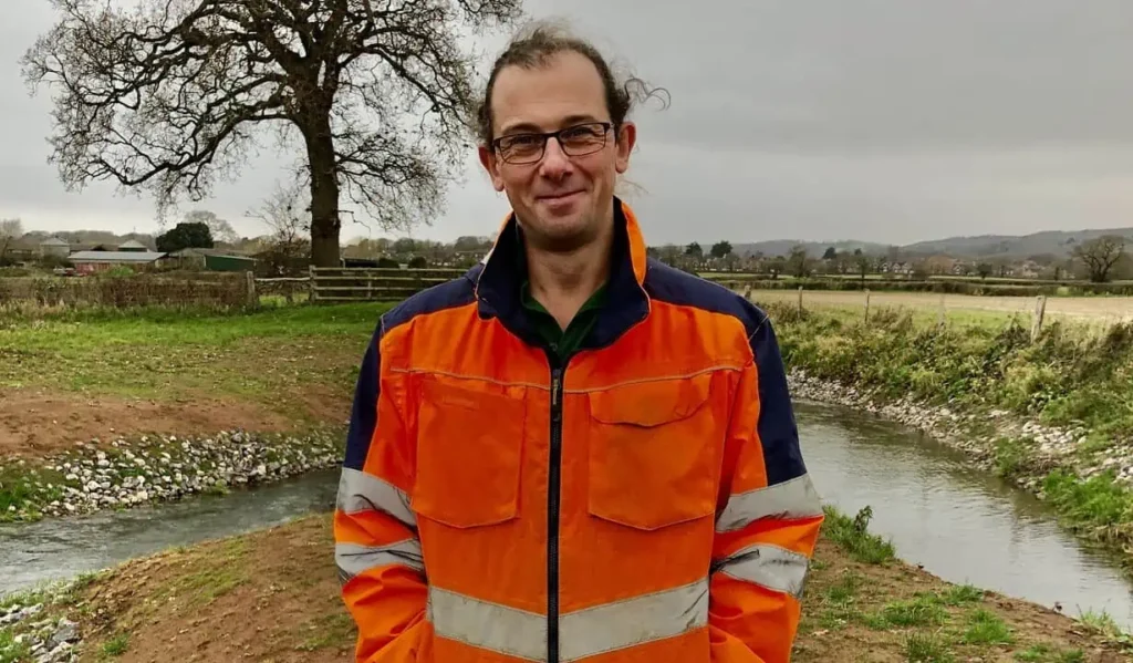 Nick May on site at the Belmont estate project for Ecosulis.