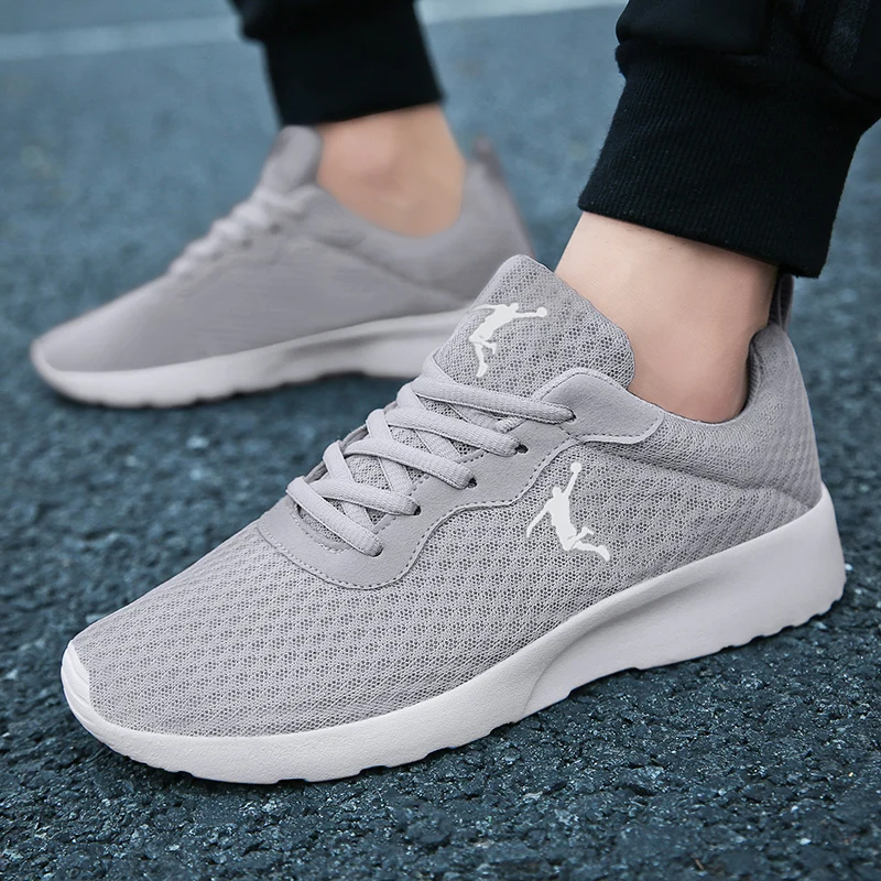 Men's casual sports shoes cushioning breathable lightweight mesh running shoes fashion comfortable soft-soled walking shoes - Image 6