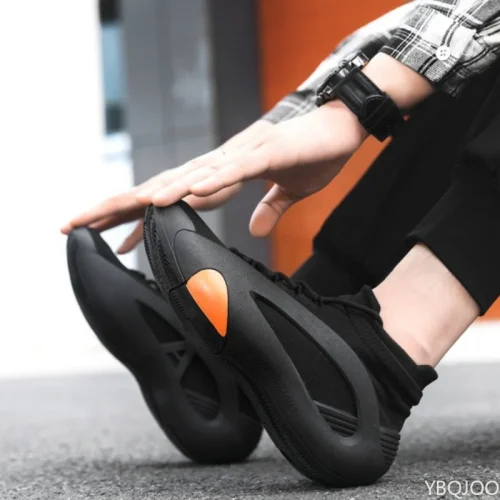 Large Size Autumn Fashion Breathable Lightweight Casual Comfortable Men's Shoes Versatile Trend Flat Bottomed Men's Sports Shoes